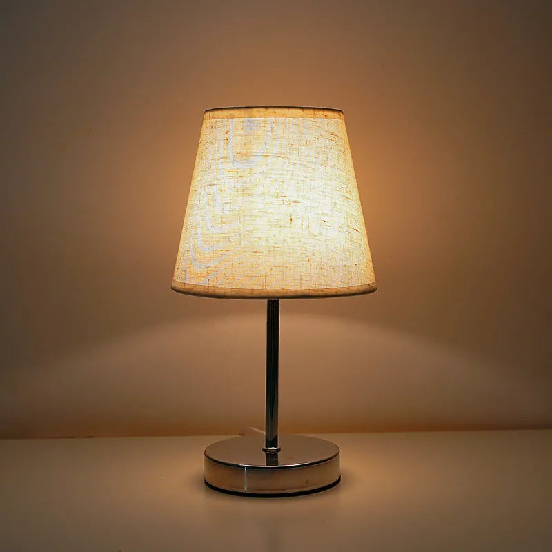 Modern LED Desk Lamp for Bedroom - USB powered & Natural wood finish