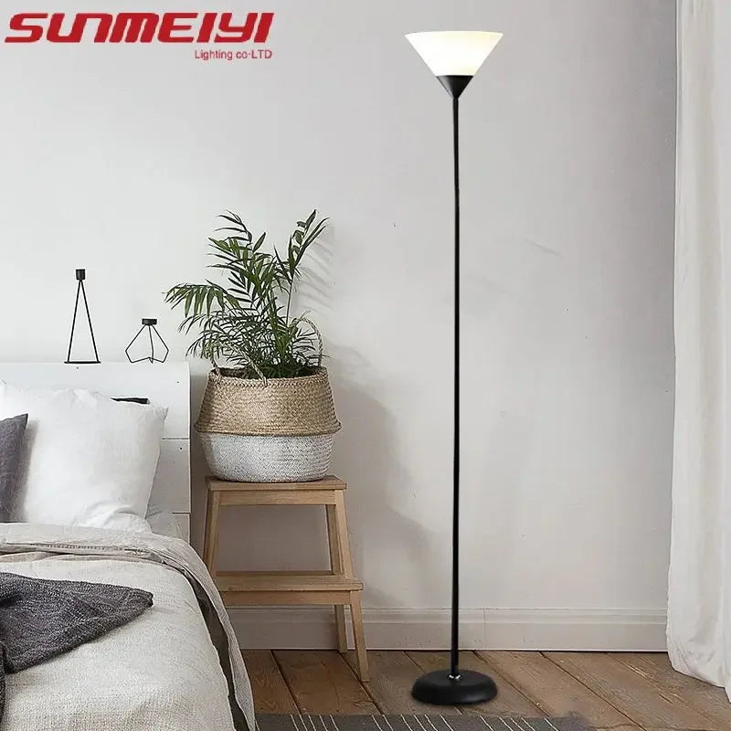 Minimalist Floor Lamp for Bedroom - E27 bulb fitting