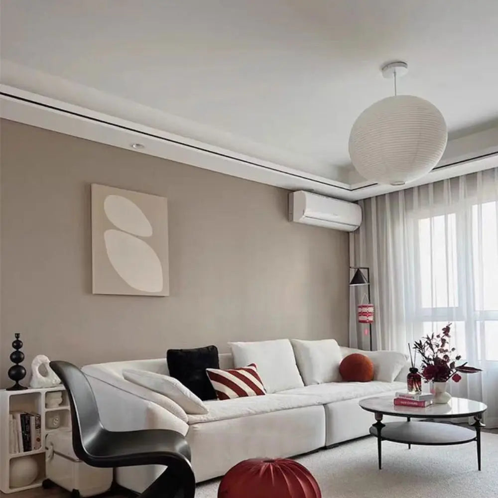 Modern Pendant Chandelier for Hotel - Paper lampshade