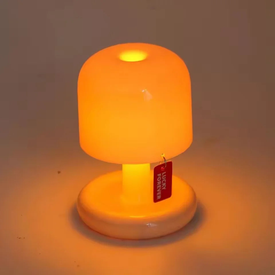 Modern LED Night Light for Bedroom - Rechargeable battery & USB powered