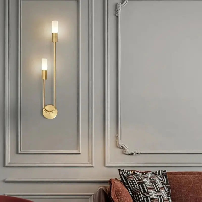 Minimalist Wall Sconce for Bedroom - Space-Saving Design & Directional Ambient Glow