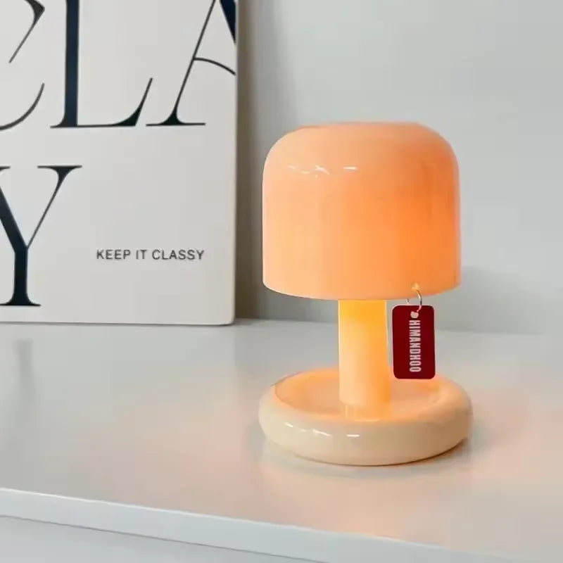 Modern LED Night Light for Bedroom - Rechargeable battery & USB powered
