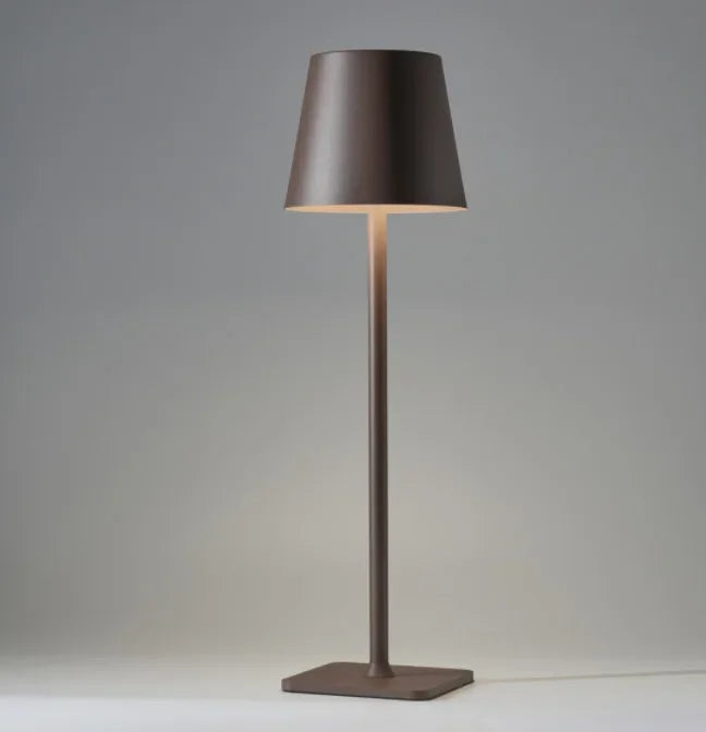Modern Table Lamp for Bedroom - Rechargeable battery & USB powered