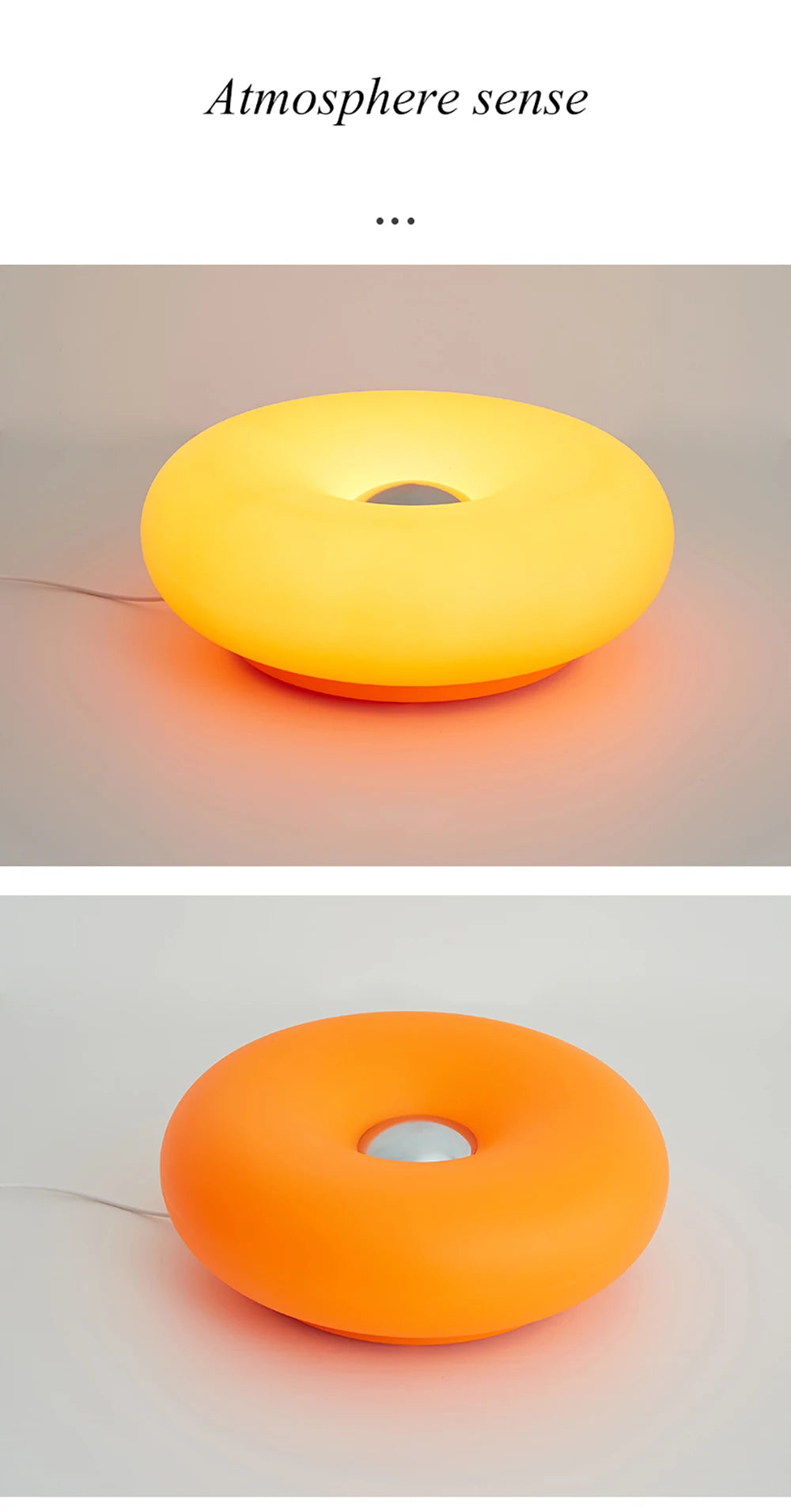 Bauhaus Table Lamp for Bedroom - USB powered & Glass shade