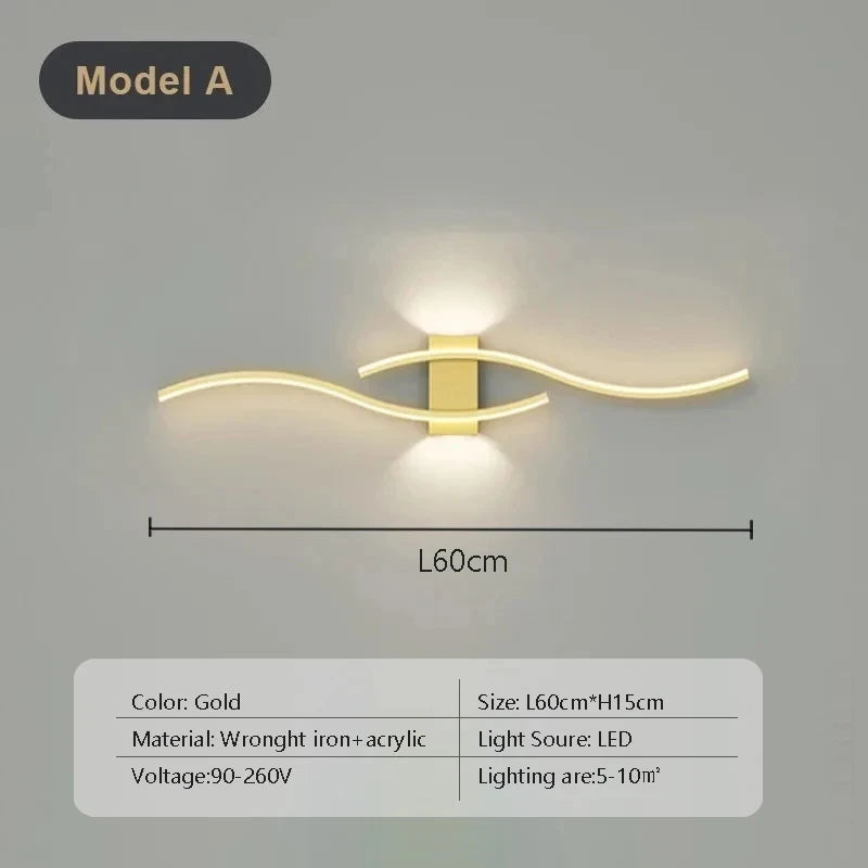 Minimalist Wall Sconce for Living Room - Space-Saving Design & Directional Ambient Glow