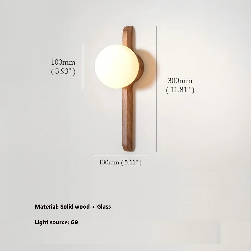 Minimalist Wall Sconce for Living Room - Spherical design