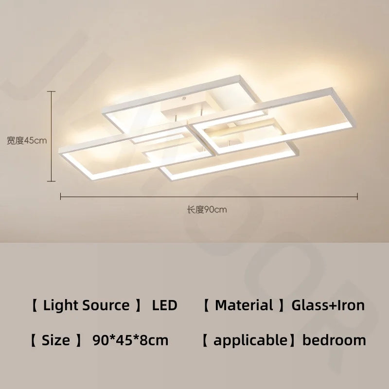 Minimalist Ceiling Light for Bedroom - Bright Even Coverage & Clean Modern Silhouette