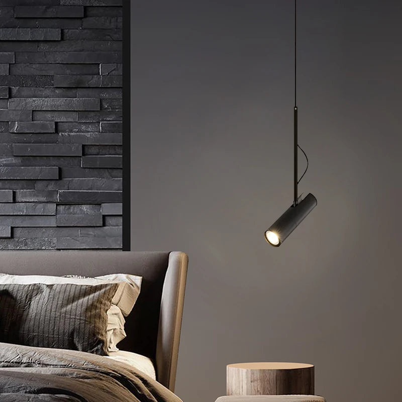 Minimalist Pendant Chandelier for Bedroom - Adjustable spotlights & GU10 spotlight fitting