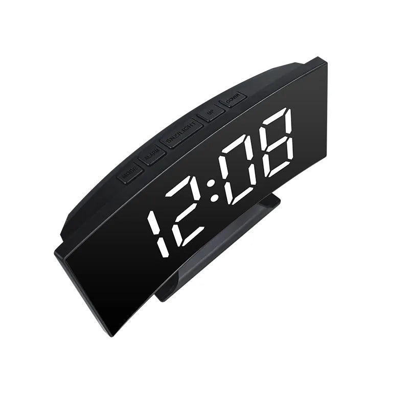 Modern LED Alarm Clock for Home - Easy-Read Large Display & Clean Minimalist Face