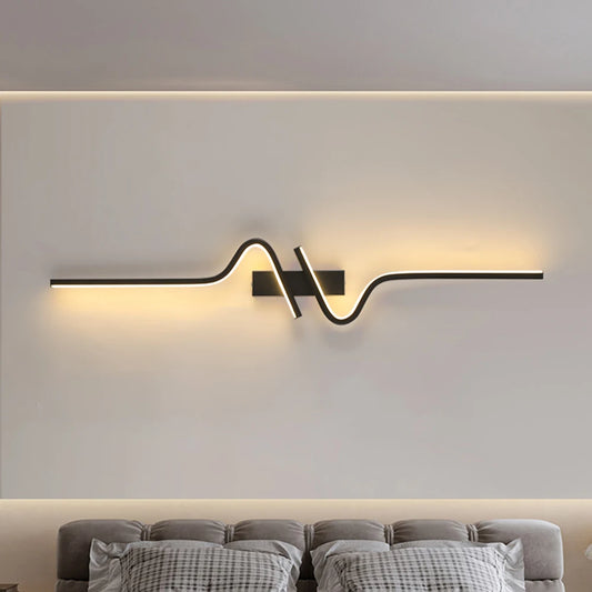 Minimalist Wall Sconce for Bedroom - Space-Saving Design & Directional Ambient Glow