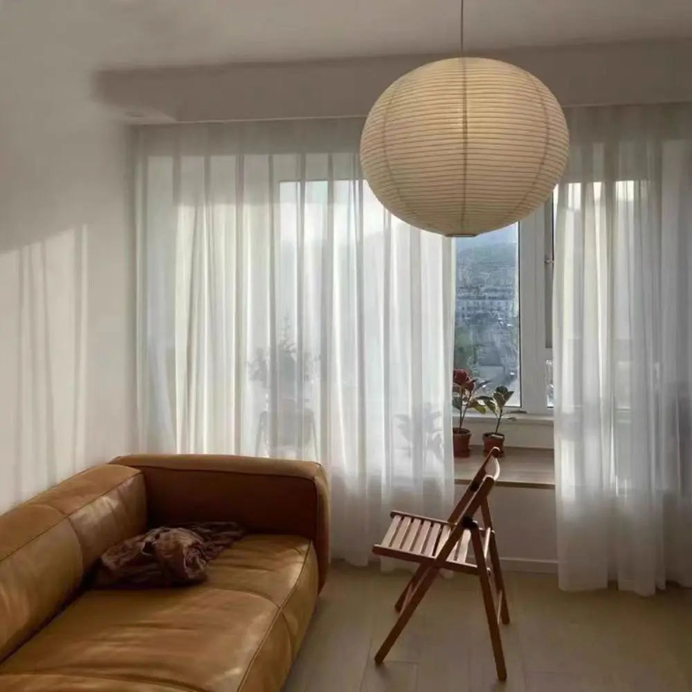 Modern Pendant Chandelier for Hotel - Paper lampshade