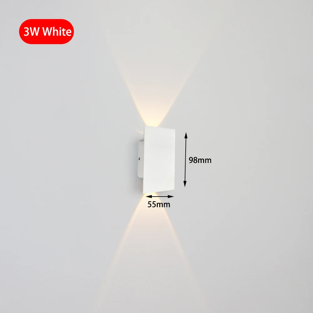 Modern Wall Sconce for Bedroom - Aluminum build