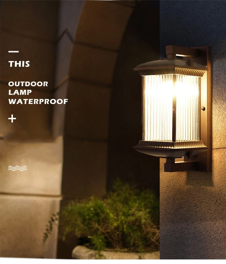 Modern Wall Sconce for Hotel - Waterproof / weatherproof