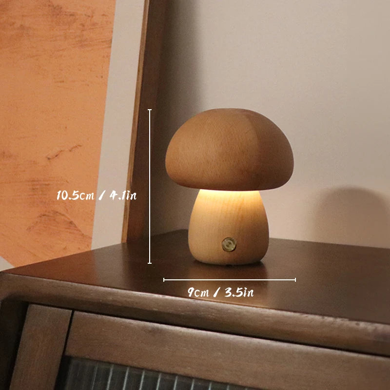 Modern LED Night Light for Bedroom - USB powered & Touch control