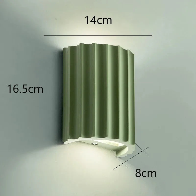 Modern Wall Sconce for Bedroom - Resin build