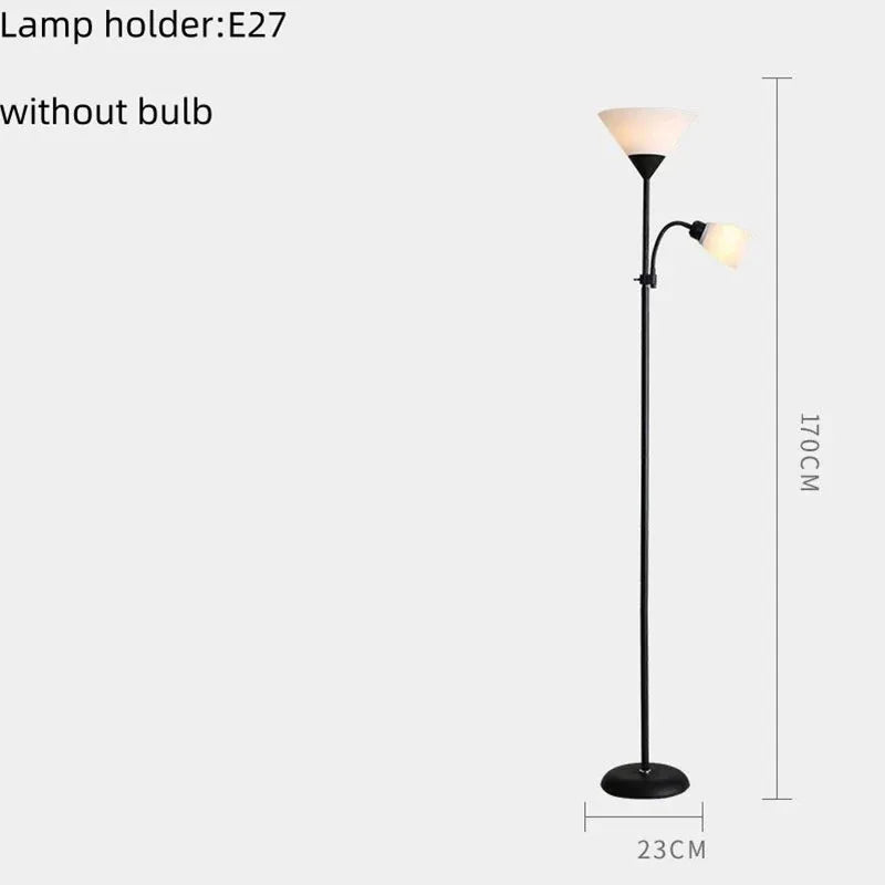 Minimalist Floor Lamp for Bedroom - E27 bulb fitting