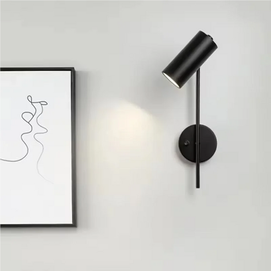 Minimalist Wall Sconce for Bedroom - Space-Saving Design & Directional Ambient Glow