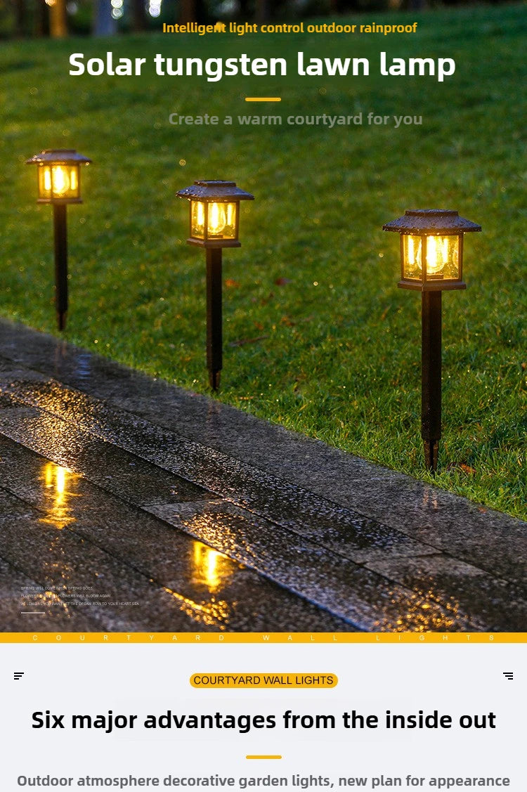Modern Solar Outdoor Light for Garden - Solar powered