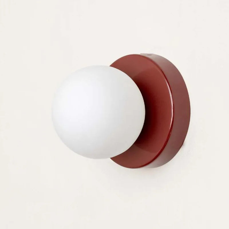 Modern Wall Sconce for Bedroom - Glass shade