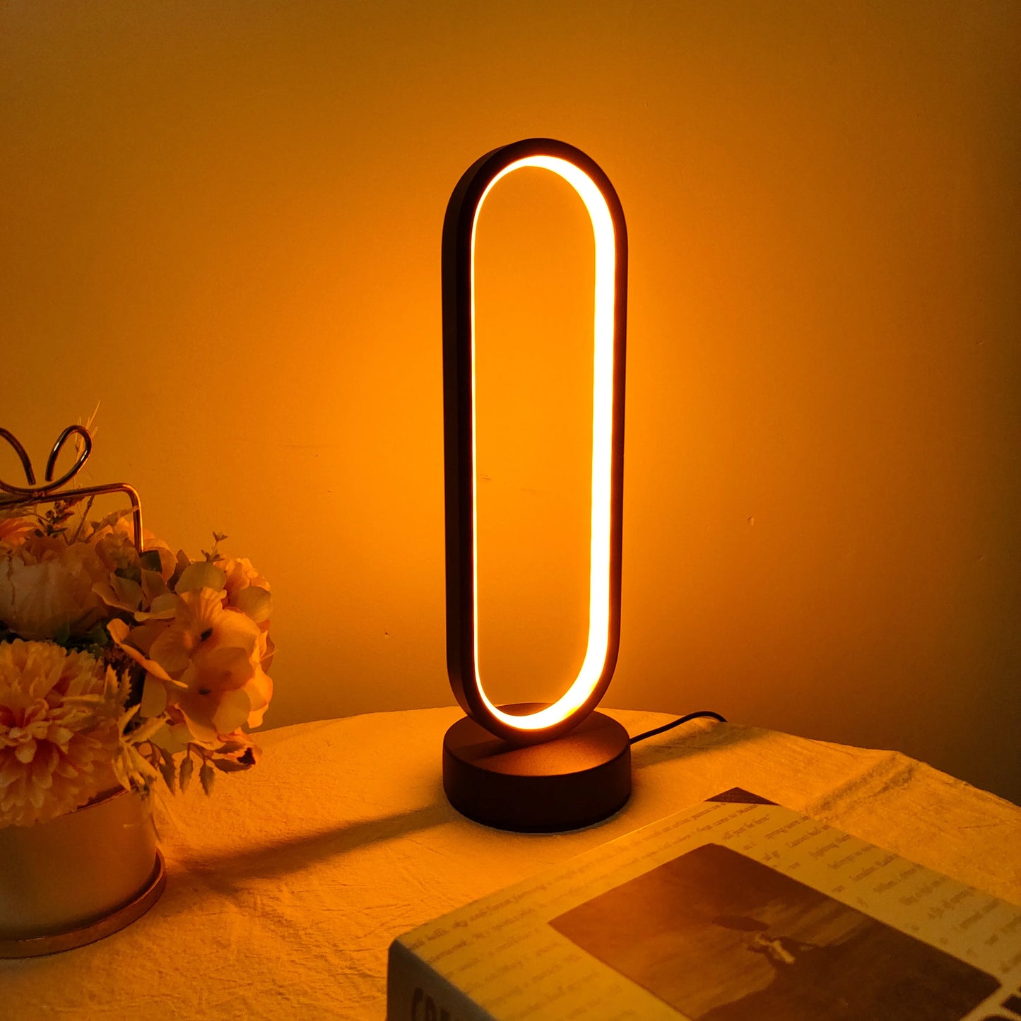 Modern LED Night Light for Bedroom - 3 color temperature modes