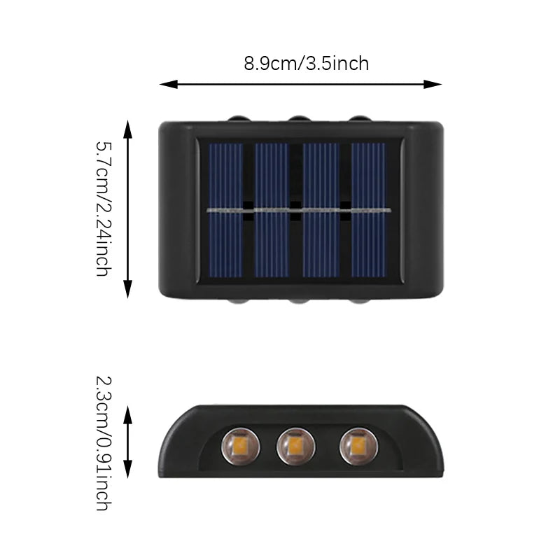 Modern Solar Outdoor Light for Garden - Waterproof / weatherproof & Solar powered