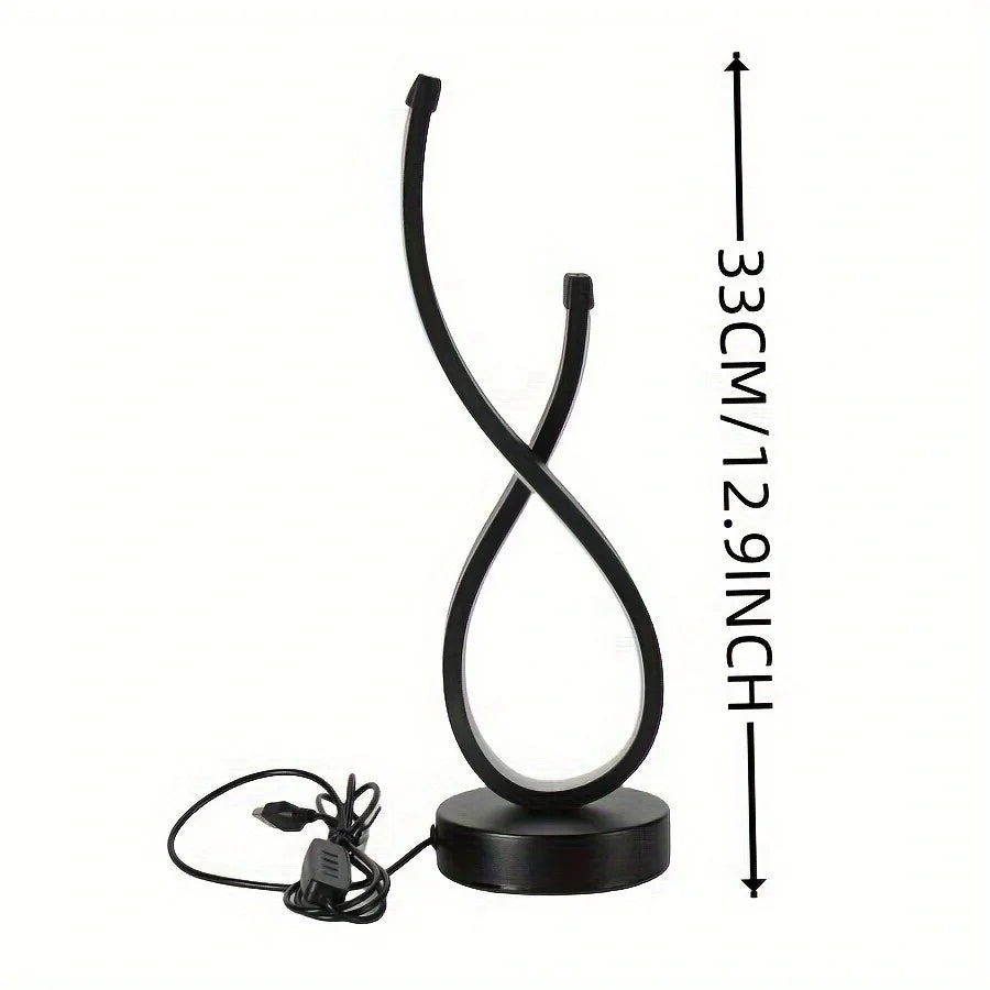 Modern LED Night Light for Bedroom - Gentle Nightstand Glow & Low-Glare Design