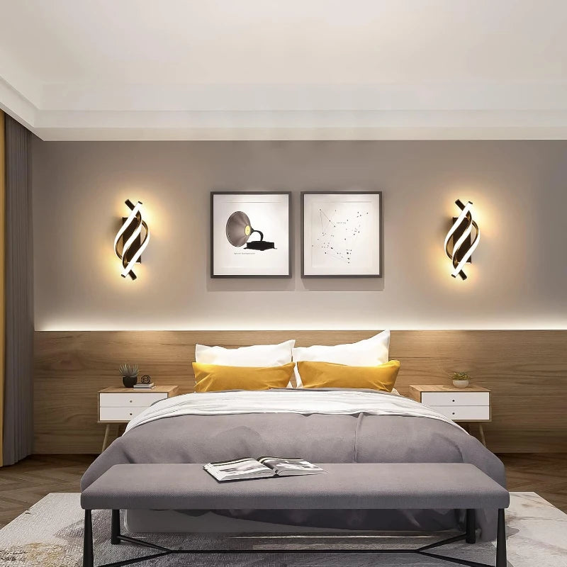 Modern Wall Sconce for Bedroom - Motion sensor activated