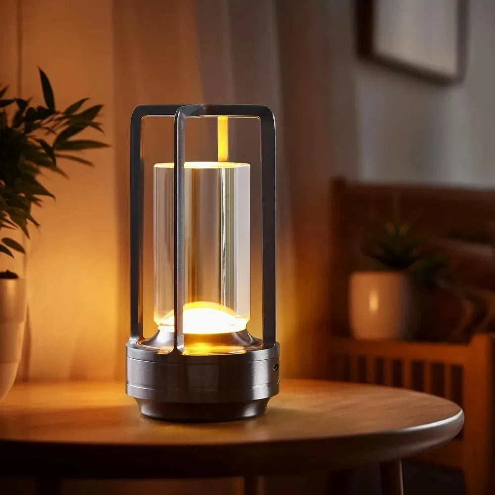 Modern LED Desk Lamp for Home - Flicker-Free Task Light & Compact Desk Footprint