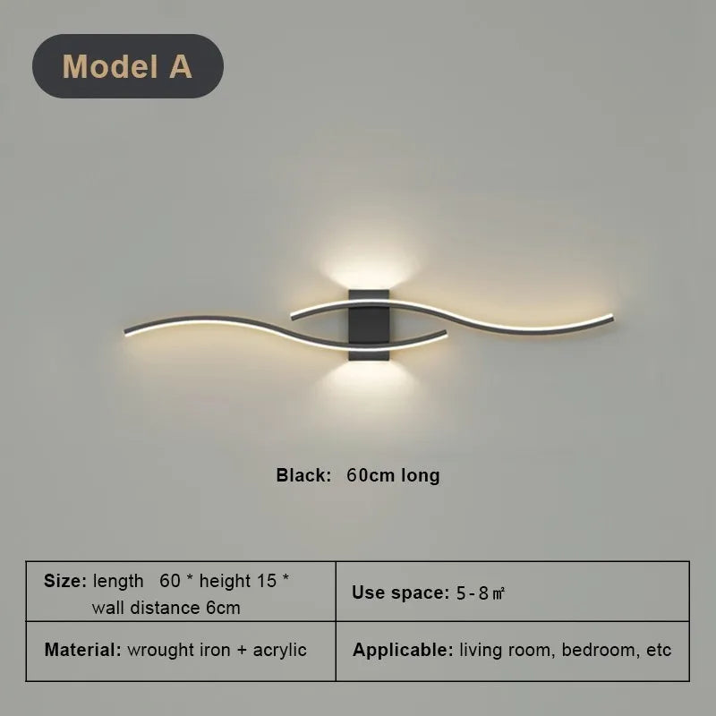 Minimalist Wall Sconce for Living Room - Space-Saving Design & Directional Ambient Glow