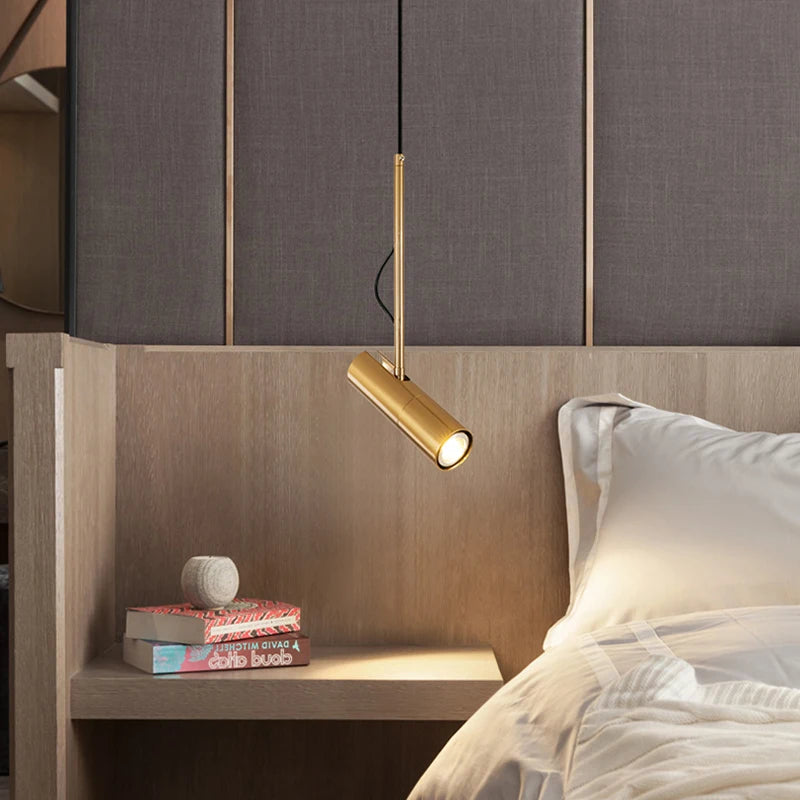 Minimalist Pendant Chandelier for Bedroom - Adjustable spotlights & GU10 spotlight fitting