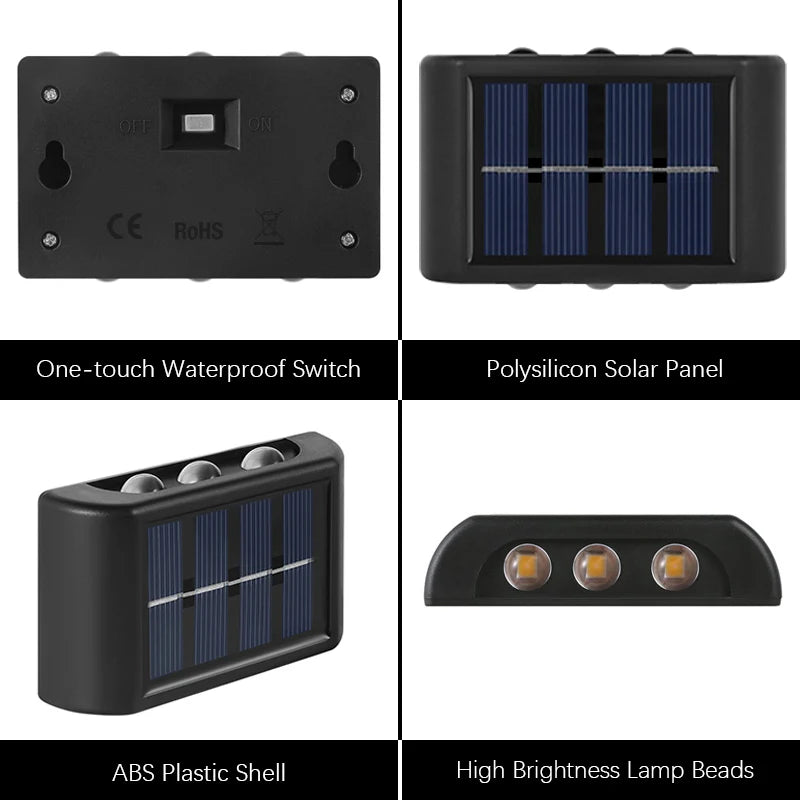 Modern Solar Outdoor Light for Garden - Waterproof / weatherproof & Solar powered