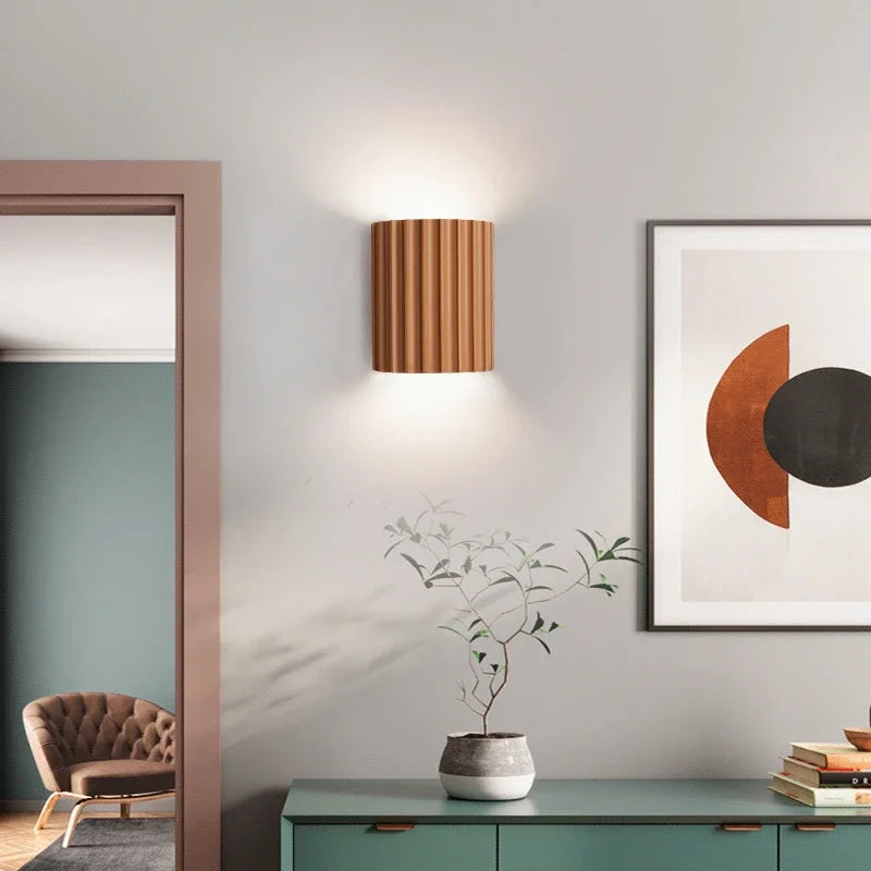 Modern Wall Sconce for Bedroom - Resin build