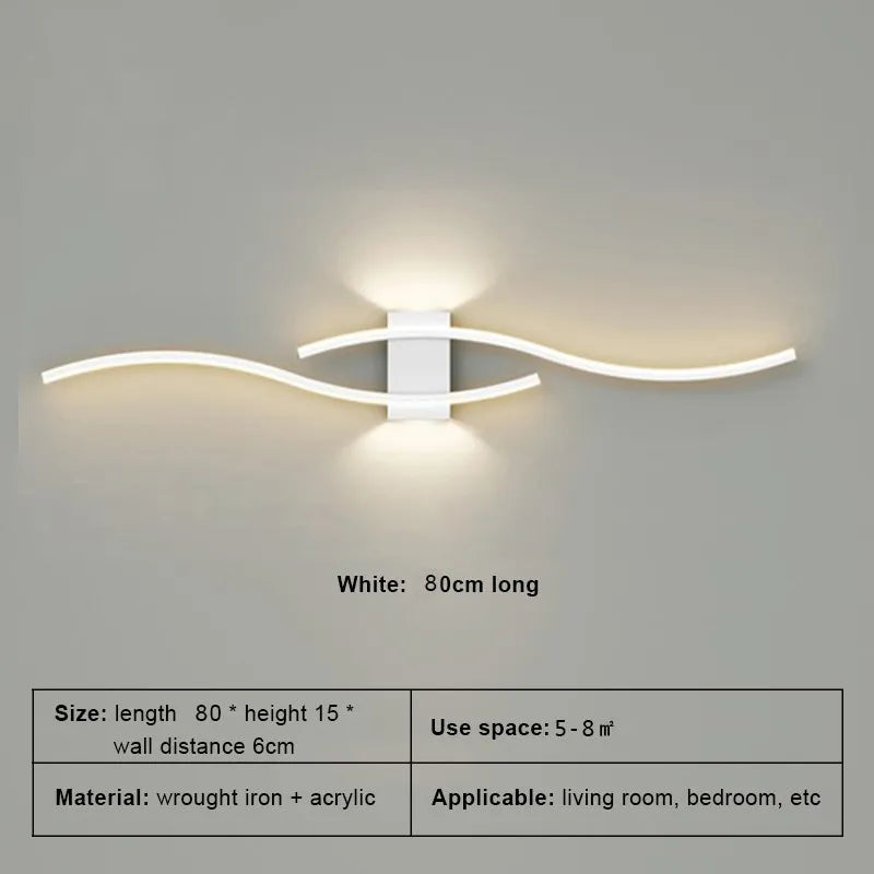 Minimalist Wall Sconce for Living Room - Space-Saving Design & Directional Ambient Glow