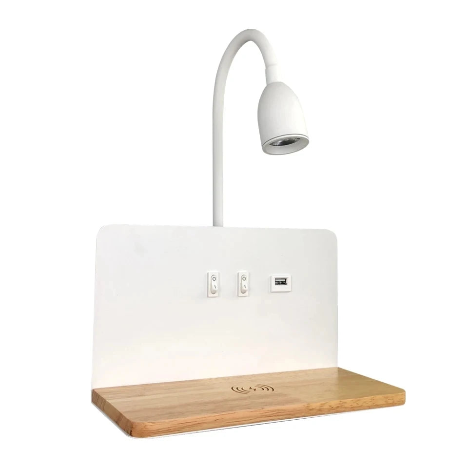 Minimalist Wall Sconce for Bedroom - Space-Saving Design & Directional Ambient Glow
