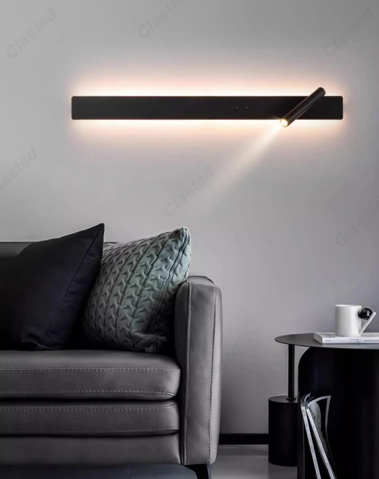 Minimalist Wall Sconce for Bedroom - Space-Saving Design & Directional Ambient Glow