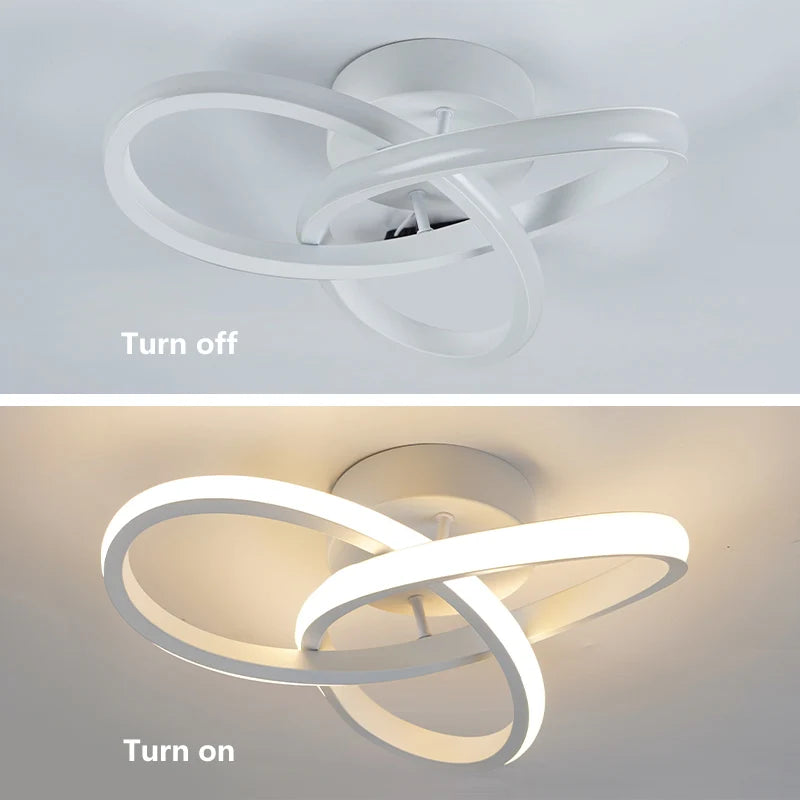 Modern Pendant Chandelier for Bedroom - 3 color temperature modes