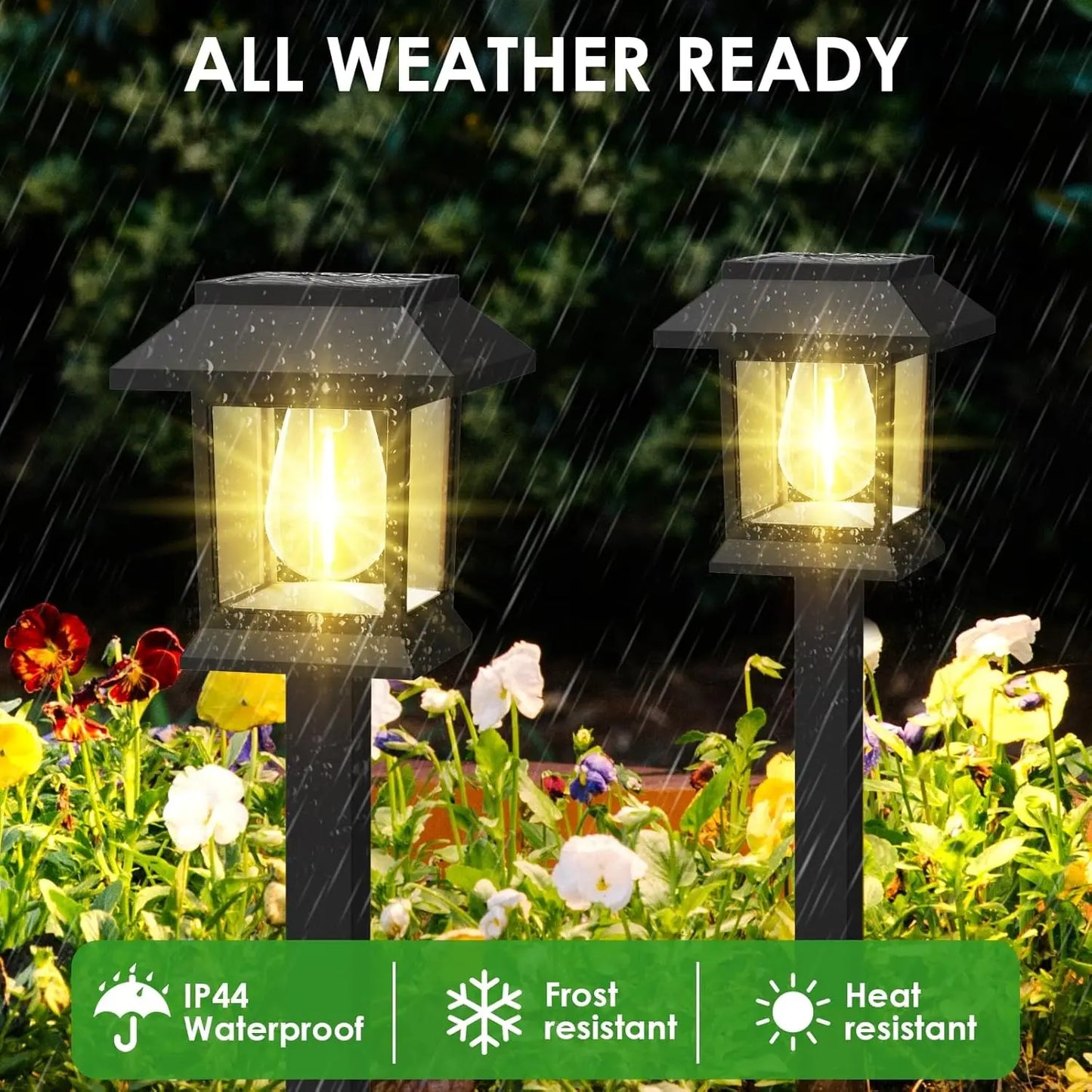 Modern Solar Outdoor Light for Garden - Solar powered