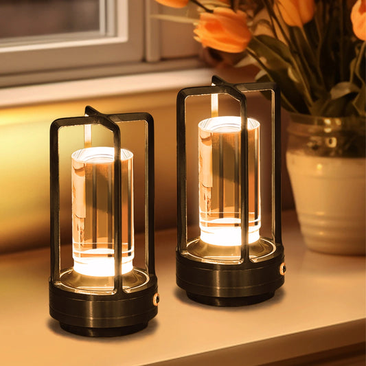 Modern LED Desk Lamp for Home - Flicker-Free Task Light & Compact Desk Footprint