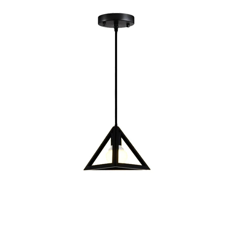 Modern Pendant Chandelier for Restaurant - Wrought iron frame