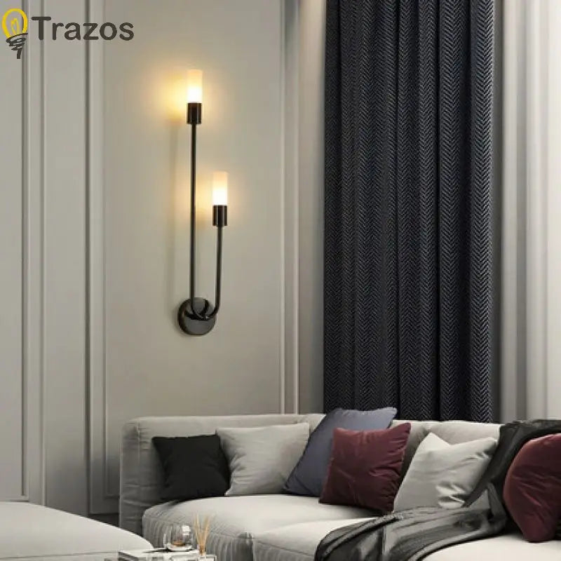 Minimalist Wall Sconce for Bedroom - Space-Saving Design & Directional Ambient Glow