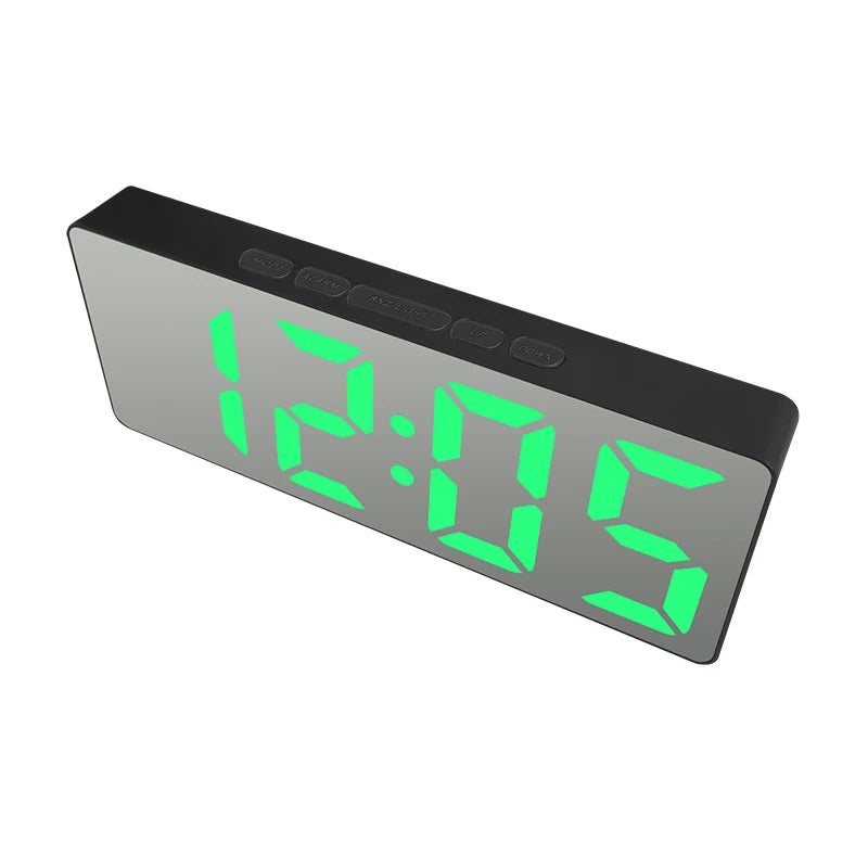 Modern LED Alarm Clock for Home - Easy-Read Large Display & Clean Minimalist Face